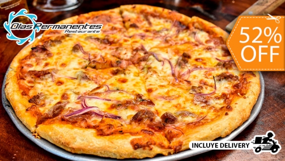 [Image: ¡Pizza + Costilla + Alitas a Domicilio! ¡Paga $18 en Lugar de $37.25 por 1 Pizza a Elección entre: Gaucha, Hongos o Jamón + 10 Alitas Búfalo + ½ Libra de Costilla Ahumada + Gaseosa!m]