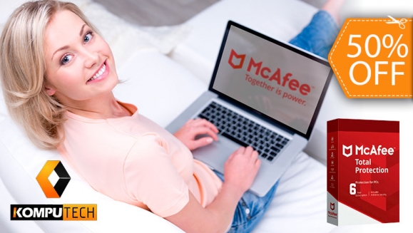 [Image: ¡Mucho más que un software antivirus! ¡Paga $23.50 en Lugar de $46.70 por McAfee Total Protection con Licencia de 1 Año!m]