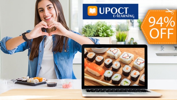 [Image: ¡Un Delicioso Curso! ¡Paga $12 en Lugar de $214.92 por Curso en Línea para Aprender a Hacer Sushi!m]