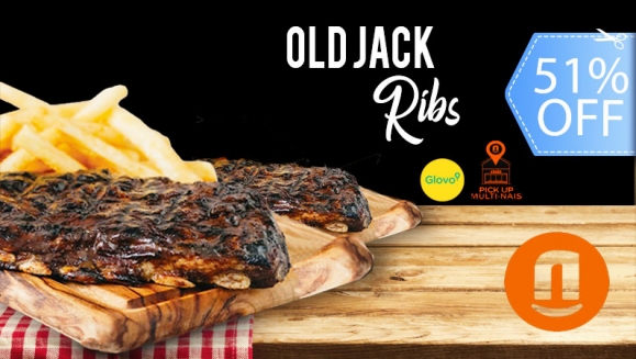 [Image: ¡Paga Q199 en lugar de Q410 por 2 Libras de Costillas Old Jack + 2 Porciones de Papas Fritas y Cebollas Caramelizadas + 2 Bebidas a Elección + 2 Postres! ¡Para Llevar o a Domicilio!m]