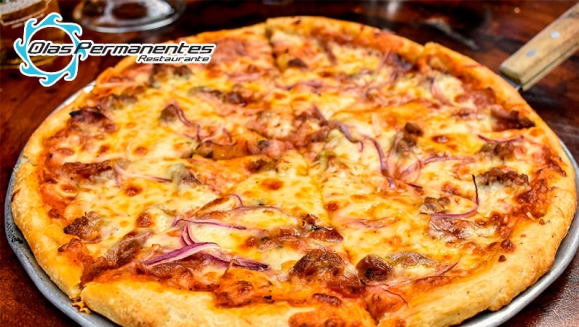 [Image: ¡Paga $14 en Lugar de $28 por Menú para 2 con: 1 Pizza Mediana de Especialidad a Elección + 1 Entrada a Elección entre Chilinaco Huracán (Nachos con Chili), Deditos del Capitán o Tacos de Camarón + 2 Micheladas Pilsener o Golden!m]