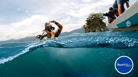 [Image: ¡Paga $35 en Lugar de $75 por Curso de Buceo para Adultos (Discover Scuba Diving) o Curso de Buceo para Niños (Bubble Maker) en el Lago de Coatepeque!m]