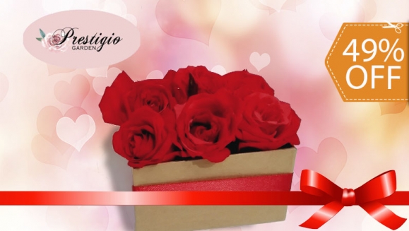 [Image: ¡Paga $22 en Lugar de $43.49 por Hermoso Arreglo de 6 Rosas Preservadas!m]