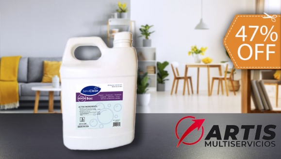 [Image: ¡Paga $8 en Lugar de $15 por 1 Galón de Amonio Cuaternario: Elimina Virus y Bacterias de Las Superficies!m]