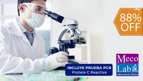 [Image: ¡Paga $18 en Lugar de $150 por Opción A: Prueba PCR (Proteína C Reactiva) + 19 Exámenes de Laboratorio u Opción B: Prueba PCR (Proteína C Reactiva) + Radiografía de Tórax!m]