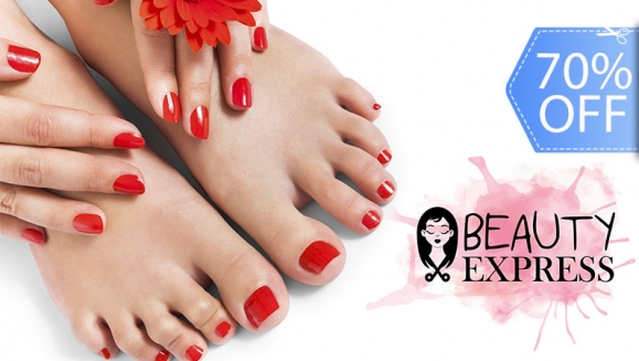 [Image: ¡Paga Q89 en lugar de Q300 por Manicure Spa + Pedicure Spa + Esmaltado Semi-Permanente (Gelish o IBD) en Manos + Esmaltado Normal en Pies!m]