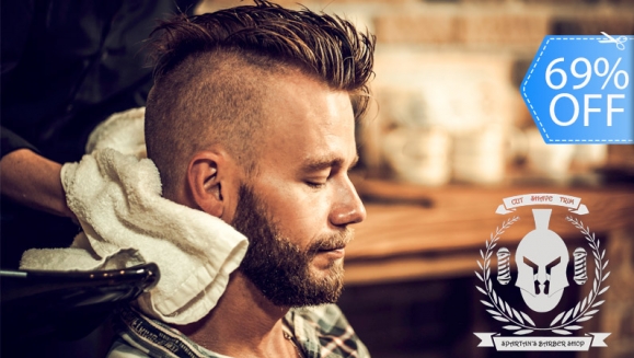 [Image: ¡Paga Q39 en lugar Q125 por Corte de Cabello + Lavado + Cepillado + Peinado con Cera + Mascarilla Negra para Eliminar Puntos Negros + 1 Bebida de Cortesía + Uso de PS4 y Más!m]