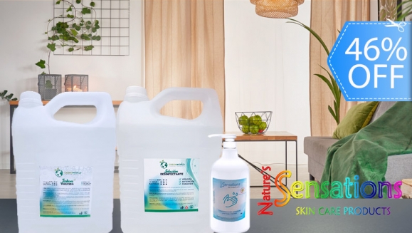 [Image: ¡Paga Q99 en lugar de Q185 por 1 Galón de Jabón + 1 Galón de Desinfectante + 500 ml de Alcohol Gel a Base de Amonio Cuaternario de Quinta Generación!m]