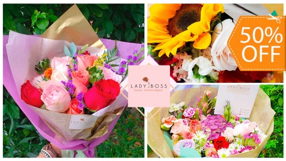 [Image: ¡Paga $11 en Lugar de $22 por Hermoso Arreglo Primaveral Tipo Bouquet a Domicilio!m]
