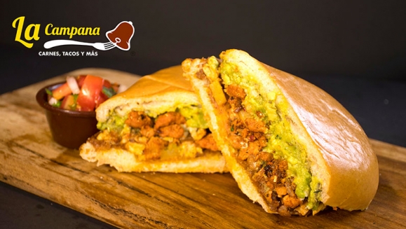 [Image: ¡Paga $12 en Lugar de $24 por Menú Mexicano para 2 a Elección entre: 2 Burritos o 2 Órdenes de Tacos o 2 Órdenes de Quesadillas o 2 Tortas Mexicanas + 1 Orden de Nachos + 2 Sodas de 32 Oz + 2 Gelatinas!m]