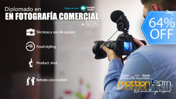 [Imagen:¡Paga Q675 en lugar Q1,880 por Diplomado en Fotografía Comercial Modalidad Virtual-EN VIVO!]