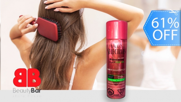 [Image: ¡Paga Q49 en lugar de Q125 por 1 Bote de Shampoo de Lavado en Seco de 345 ml de La Marca Salón Selectives!m]