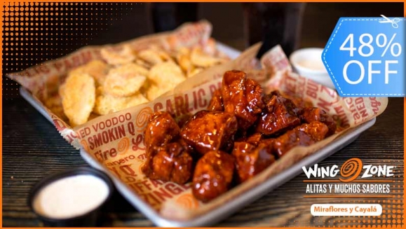 [Image: ¿Con ganas de comer Alitas? ¡Paga Q35 en lugar de Q67 por Combo Individual de 6 Alitas o Boneless + Papas Crusty + Bebida con Refill!m]