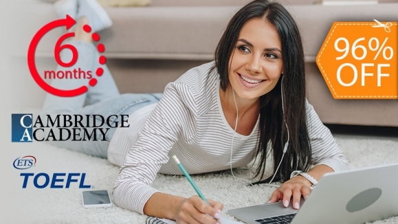 [Image: ¡Paga $14 en Lugar de $399 por 6 Meses de Curso Preparatorio para Examen TOEFL!m]