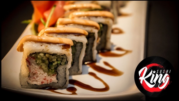 [Image: ¡Paga $19.49 en Lugar de $38.98 por 1 California Roll + 1 Red Dragon Roll + 1 Crispy Chicken Roll + 1 Tampico Roll + 1 Orden de Vegetales Tempurizados + 4 Tés Helados!m]