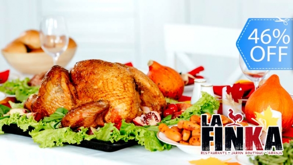 [Imagen:¡Paga Q650 en lugar de Q1,200 por Banquete para hasta 15 Personas: 1 Pavo Horneado de 10-12 Libras + 1 Pirex de 2 Lbs. de Papas al Romero + 2 Lbs. de Escabeche + 1 Salsa Gravy + 1 Salsa de Champiñones!]