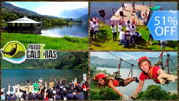 [Image: ¡Paga Q110 en lugar de Q225 por Convivio de Aventura Extrema con: Balsas con Remo, Kayac, Paddle Board, Columpio Gigante y Caminata en el Bosque Virgen + Acceso al Restaurante Flotante + Sonido para el Evento + Uso de Churrasqueras, Mobilario y Más!m]