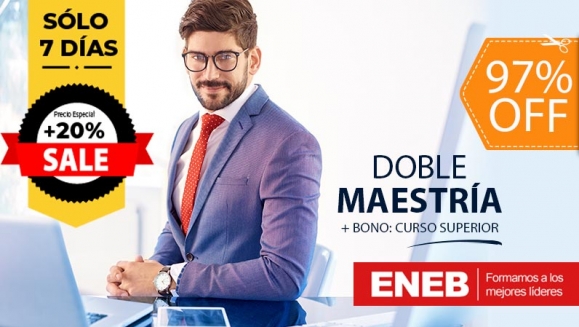 [Image: ¡Eleva Tu Carrera Profesional con 5 Títulos Más!  ¡Paga $239 en Lugar de $9,000 por MBA + Maestría a  Elección + Diploma de Especialización en Coaching y PNL + Bono: Curso de Educación Superior y Más!m]