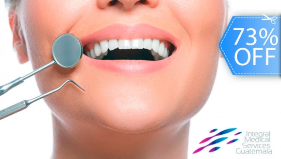 [Image: ¡Paga Q495 en lugar de Q1,800 por Blanqueamiento Dental Químico con Luz LED + Pulido Dental con Profijet + Limpieza con Ultrasonido + Aplicación de Flúor y Consulta!m]