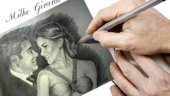 [Image: ¡Paga Q499 en lugar de Q1,250 por un retrato tuyo y de una persona más (tamaño 10x14 pulgadas) elaborado a lápiz por el artista Milko Girardi!m]