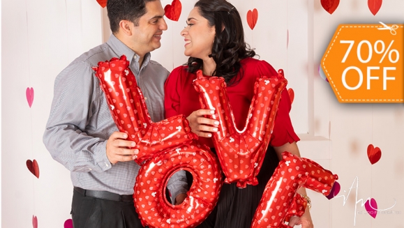 [Image: ¡Fotografía El Amor y La Amistad! ¡Paga $23 en Lugar de $70 por Sesión Fotográfica Profesional en Estudio hasta para 5 Personas + 25 Fotografías Editadas en Formato Digital + Tarjeta Digital de San Valentín!m]