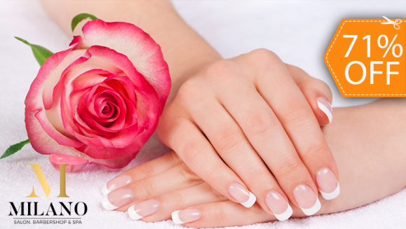 [Image: ¡Paga $10 en Lugar de $35 por Set de Uñas Acrílicas a Elección entre French, Naturales o Cover de Color (Baño de Acrílico) + Esmaltado Permanente en Manos o Pies!m]