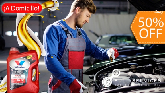 [Image: ¡A Domicilio! ¡Paga $45 en Lugar de $90.27 por Cambio de Aceite Valvoline Max Life (5w20, 5w30, 10w30 o 20w50) + Cambio de Filtro + 30 Revisiones!m]