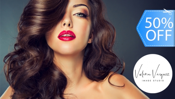 [Image: ¡Paga Q225 en Lugar de Q450 por Maquillaje Profesional Personalizado + Pestañas Naturales + Ondas o Planchado!m]