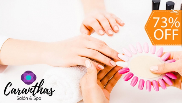 [Image: ¡Paga $9 en Lugar de $33 por Set de Uñas Acrílicas a Elección entre French, Naturales o Cover de Color (Baño de Acrílico) + Esmaltado Permanente en Manos o Pies!m]