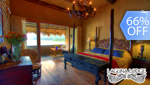 [Image: ¡Paga Q1,218 en vez de Q3,611 por Estadía para 2 Personas + 2 Desayunos + Uso de Kayacs + Coctel de Bienvenida + Entrada a Reserva Natural y Más en el Hotel 5 Estrellas Laguna Lodge Eco Resort en Atitlán!m]