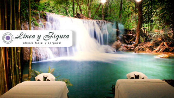 [Image: ¡Paga $18 en lugar de $60 por un masaje en pareja de piedras calientes + 2 copas de vino + aromaterapia en las lujosas instalaciones de Línea y Figura San Benito!m]