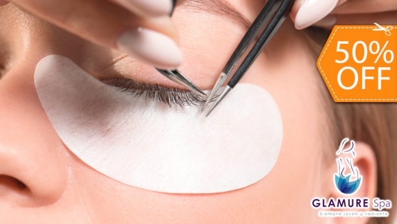 [Image: ¡Paga $20 en Lugar de $40 por Extensión de Pestañas Pelo a Pelo (Set Natural) + Depilación de Cejas con Hilo!m]