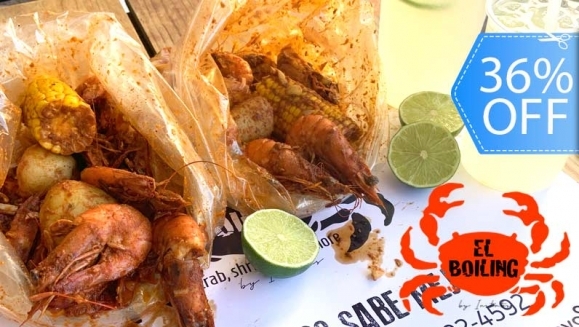 [Image: ¡Sabor Cajún! ¡Paga Q225 en Lugar de Q350 por 2 Libras de Camarones con Papa y Elote en Salsa Cajún + Papas Fritas + 4 Limonadas o Gaseosas!m]