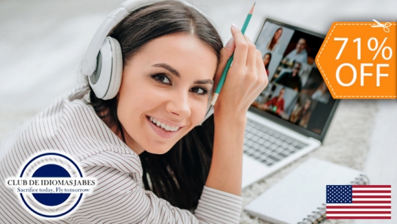 [Image: ¡Paga $20 en Lugar de $70 por 1 Mes de Clases de Inglés en Vivo (Lunes a Jueves) + Examen de Nivelación!m]