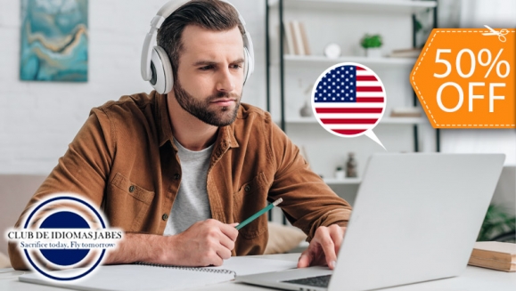 [Image: ¡Paga $15 en Lugar de $30 por 1 Mes de Clases de Inglés en Vivo (Horario Sabatino) + Examen de Nivelación!m]