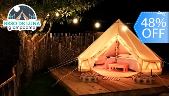 [Image: ¡Una noche sin igual! ¡Paga Q325 en Lugar de Q620 por Glamcamp para 2 Personas + 2 Platos de Frutas + 2 Tazas de Chocolate Caliente + Fogata y Más!m]