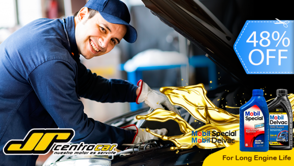 [Image: ¡Paga Q289 en Lugar de Q560 por Cambio de Aceite MOBIL Mineral Delvac 15W-40 para Diesel o Special 20W-50 Mineral para Gasolina + Cambio de Filtro de Aceite + Revisión Mecánica Completa!m]