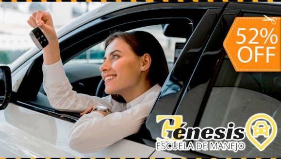[Image: ¡Paga $55 en Lugar de $115 por Clases de Manejo de Auto o Moto Standard con: 10 Clases Prácticas + 5 Clases Teóricas y de Mecánica Básica + Asesoría para Trámite de Licencia + 20% de Descuento en Exámenes y Material de Estudio!m]