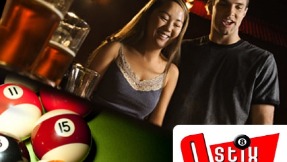 [Image: ¡Paga $10 en lugar de $20 por 2 Horas de Billar + 6 Cervezas + 1 Orden Grande de Nachos en Qstix Billar!m]