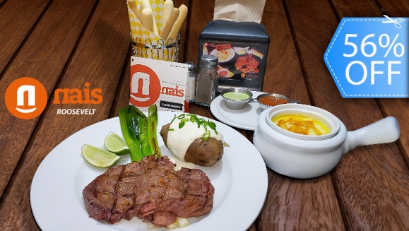 [Image: ¡Paga Q149 en Lugar de Q339 por 2 Platos de Asado Don Torcuato que Incluyen: 6 Oz. de Lomito o Puyazo C/U + Papa al Horno con Crema + Tallos de Cebollitas a La Llama + Queso Fundido con Palitos de Pan + Chirmol + 2 Sodas!m]