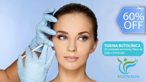 [Image: ¡Paga Q599 en Lugar de Q1,500 por Aplicación de 20 Unidades de Toxina Botulínica Tipo A en Frente, Patas de Gallo o Entrecejo + Evaluación Médica + Limpieza Facial!m]