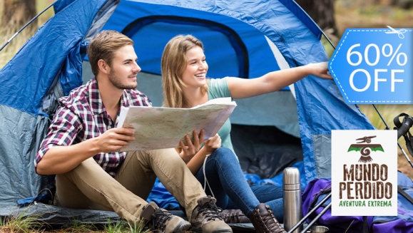 [Image: ¡Paga Q399 en vez de Q1,000 por Noche de Camping para 2 que Incluye: Canopy + Rappel de Árbol + Tirolesa Seca + Tirolesa Mojada + Piscina + Columpio Gigante + Caminata a Sendero del Quetzal!m]