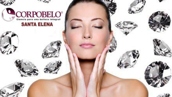[Image: ¡Paga $35 en lugar de $162 por 2 sesiones de microdermoabrasión + 1 limpieza facial profunda + pedicure spa en Corpobelo Santa Elena!m]