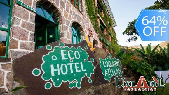 [Image: ¡Paga Q499 en Lugar de Q1,400 por Estadía de 3 Días y 2 Noches para 2 Adultos en el Lago de Atitlán: Habitación Doble + 4 Desayunos + Uso Ilimitado de Kayaks + Impuestos Incluidos!m]