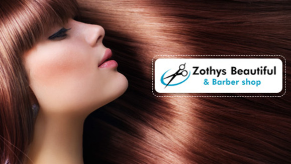 [Image: ¡Paga $48 en lugar de $197 por un Alisado Brasileño de Chocolate + Lavado Spa + Tratamiento re-estructurante + Corte Personalizado o Texturizado de Puntas en Zothys Beautiful &amp; Barber Shop!m]