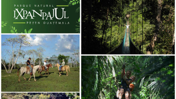 [Image: ¡Paga Q275 en lugar de Q575 por Paquete de 2 Noches de Campamento y Actividades de Aventura + 2 Desayunos Chapines en Parque Natural Ixpanpajul! Obtén 20% de descuento en todas las demás actividades de aventura del parque.m]