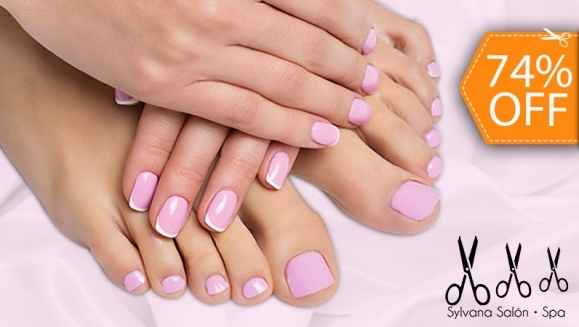 [Image: ¡Paga $9 en Lugar de $35 por Set de Uñas Acrílicas a Elección entre French, Naturales o Cover de Color (Baño de Acrílico) + Esmaltado Permanente en Manos o Pies!m]