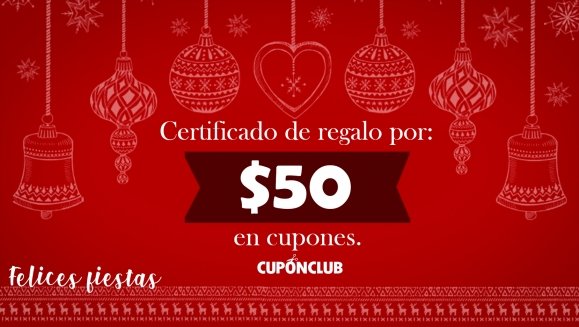 [Image: ¡Certificado de Regalo por $50 en Cupones de Cupón Club!m]
