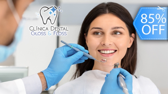 [Imagen:¡Paga Q85 en Lugar de Q550 por Limpieza Dental Completa con Eliminación de Sarro y Placa con Ultrasonido + Pulido con Profijet + Aplicación Tópica de Flúor + Examen de Diagnóstico Completo y Evaluación!]