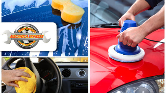 [Image: ¡Paga $15 en lugar de $36 por 3 lavados + 3 pasteados a máquina + 3 aspirados en Mecánica Express!m]